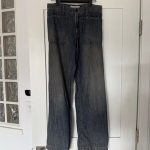 Armani Exchange Relaxed Fit Dark Blue Jeans